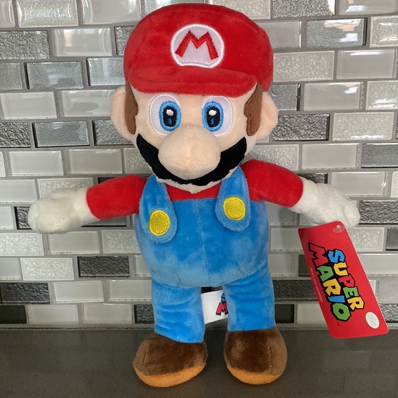 Super Mario Bros. MARIO Plush Toy Doll 12” Official Nintendo Licensed BRAND NEW - Picture 2 of 12